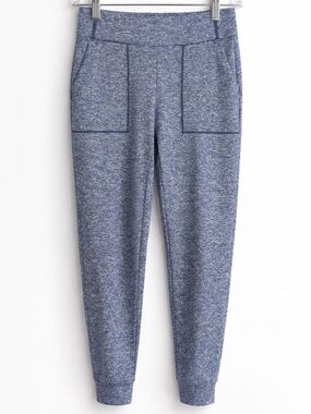 Athleta Girl SoftLuxe Jogger Pants Blue  Girls Size M 8-10 Athletic Pockets